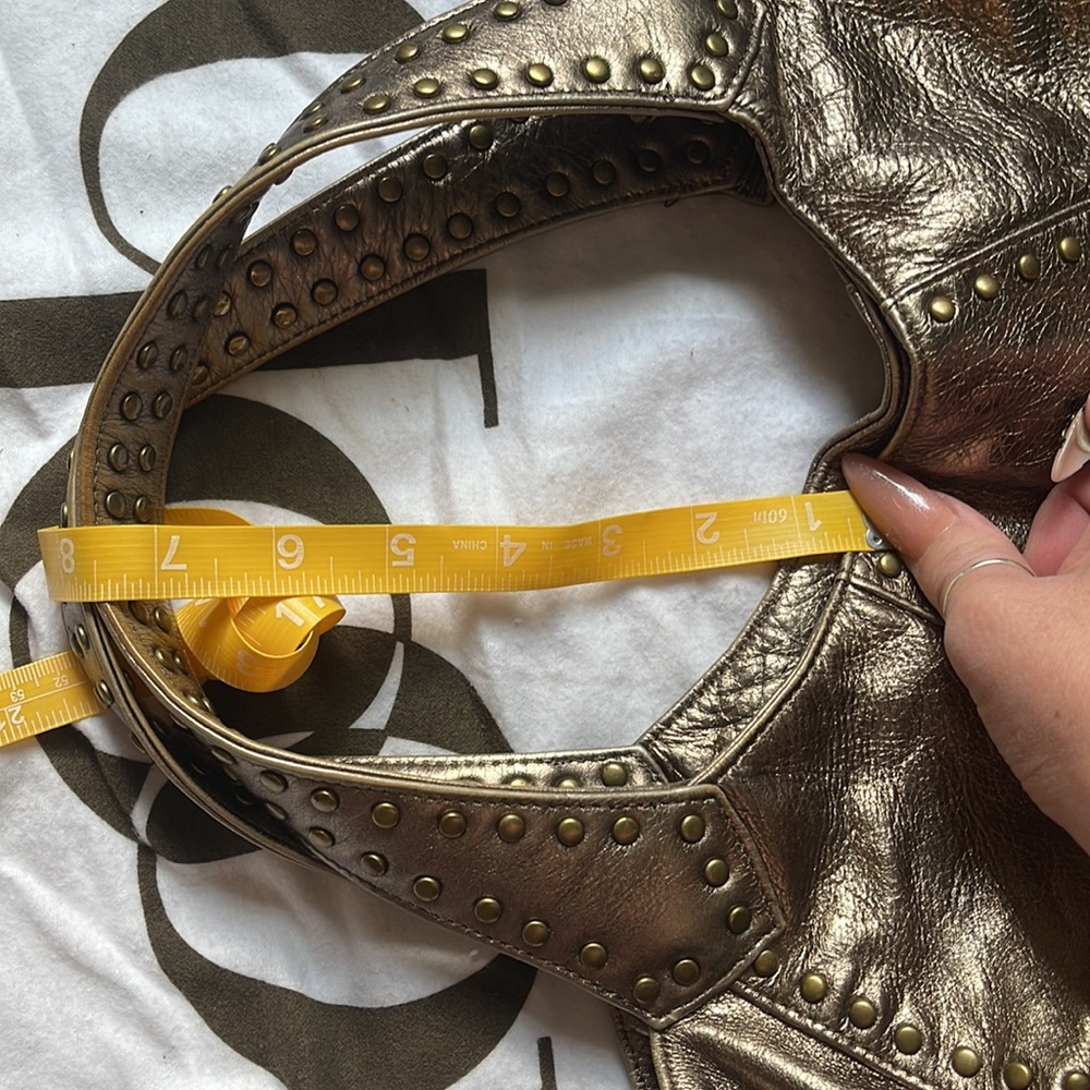 KOOBA metallic silver studded Marcelle hobo bag - Picture 14 of 14